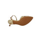 Italia Leone Sandali con tacco F01 LIZ PLATINO Donna