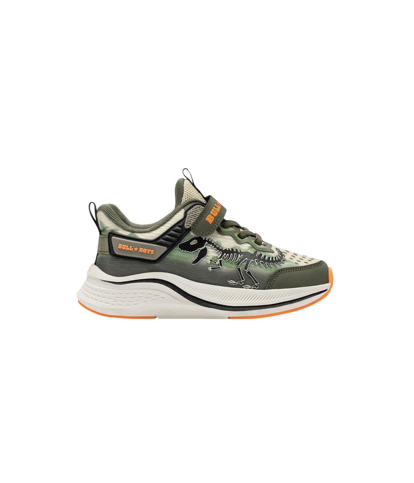 Sneakers con audio Bull Boys Uragano Rex DNAR5274 VERDE GIUNGLA Bambino
