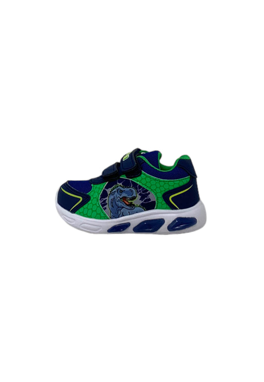 Sneaker con luci Silver DINOSAUR S8020060T BLUE Bambino
