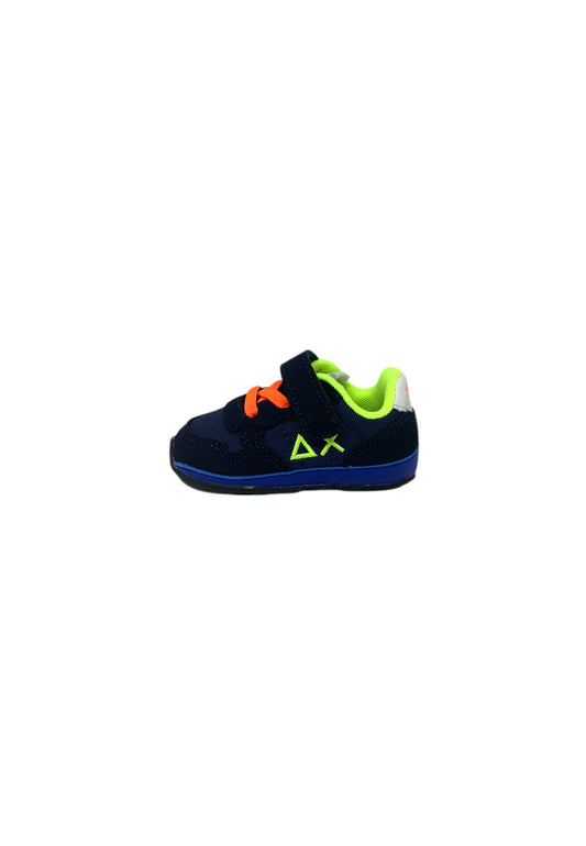 Sneakers da culla SUN68 Tom Fluo Z44302N 07 NAVY BLUE bambino