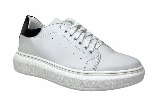 Sneakers Casual da passeggio BKS 060 PELLEBIANCA uomo