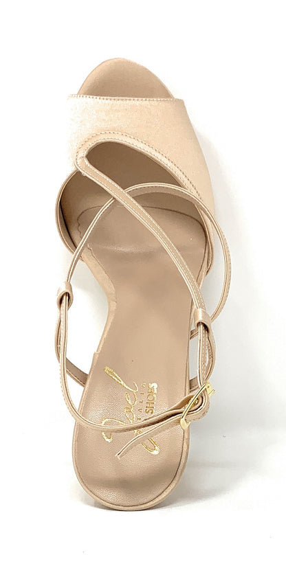 Sandalo col tacco JOEL A572 SATIN CIPRIA  605 donna