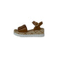 Sandalo con zeppa FASCINO DONNA 50259-E3 CUOIO donna