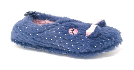 Pantofola da camera DE FONSECA DE.AOSTA  W749 BLU DONNA