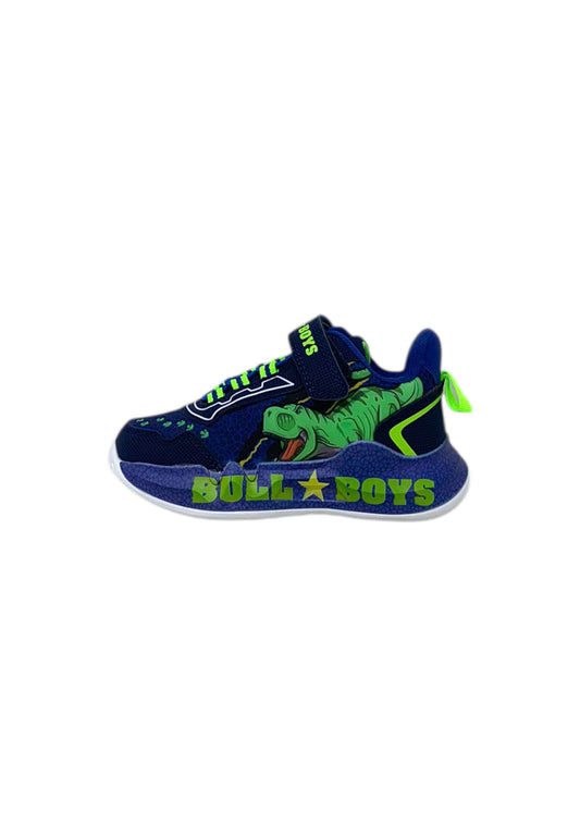 Sneakers luminose BULL BOYS DNAL5140 BLU T-REX Bambino