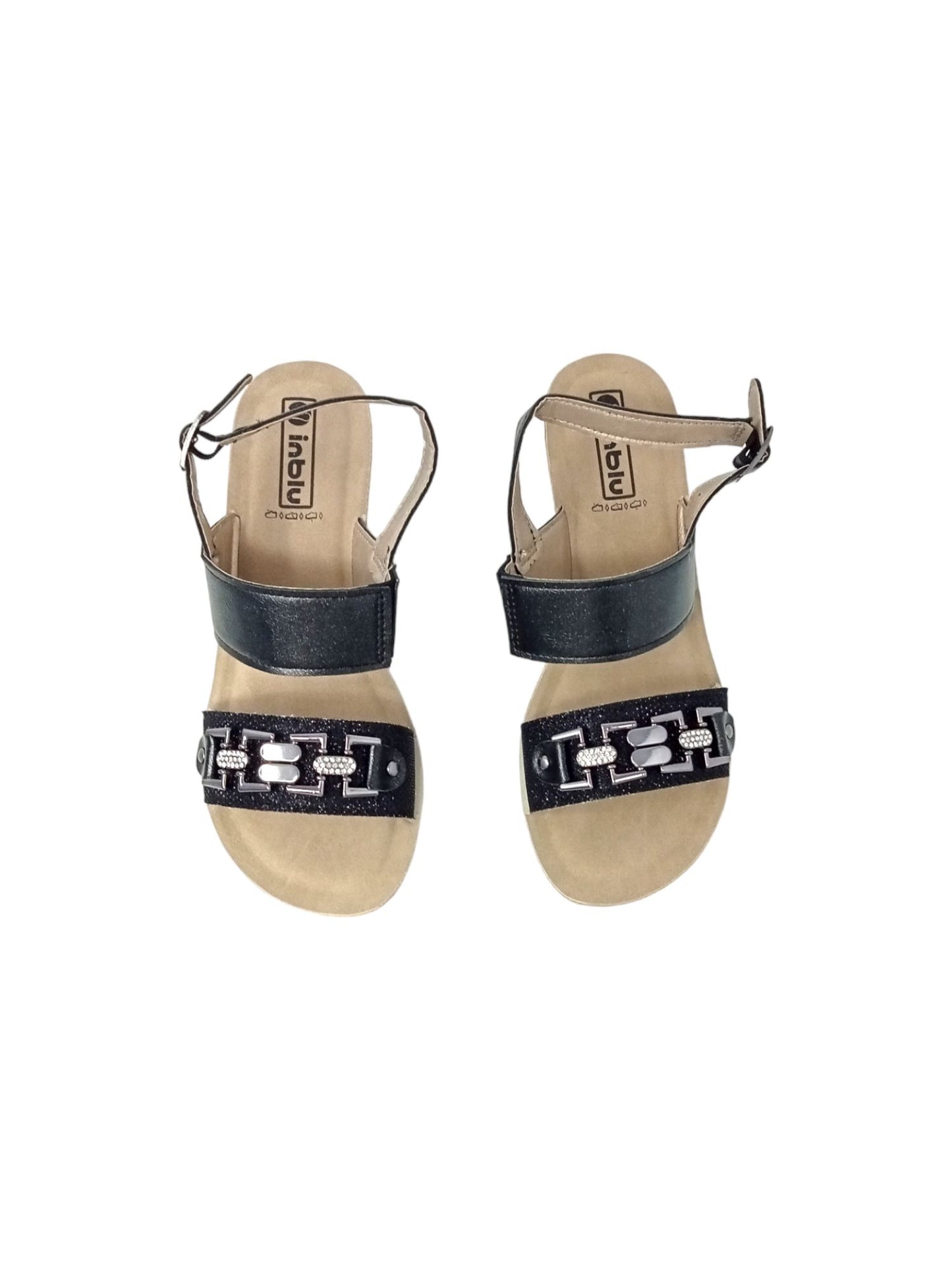 sandalo INBLU EL000024 NERO donna