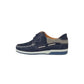Mocassino allacciato Italia Leone 3410 NABUK BLU uomo
