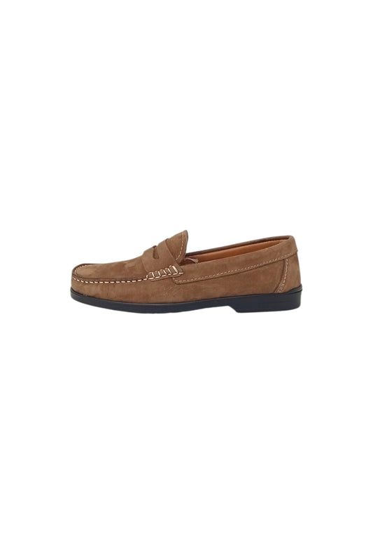 Mocassino Italia Leone 195 NABUK TORTORA uomo