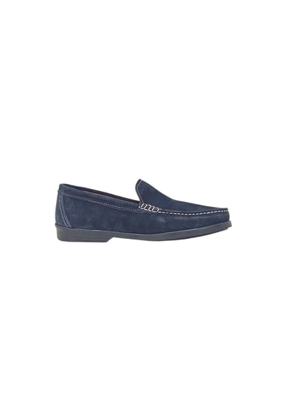 Mocassino Italia Leone 197 NABUK BLU uomo