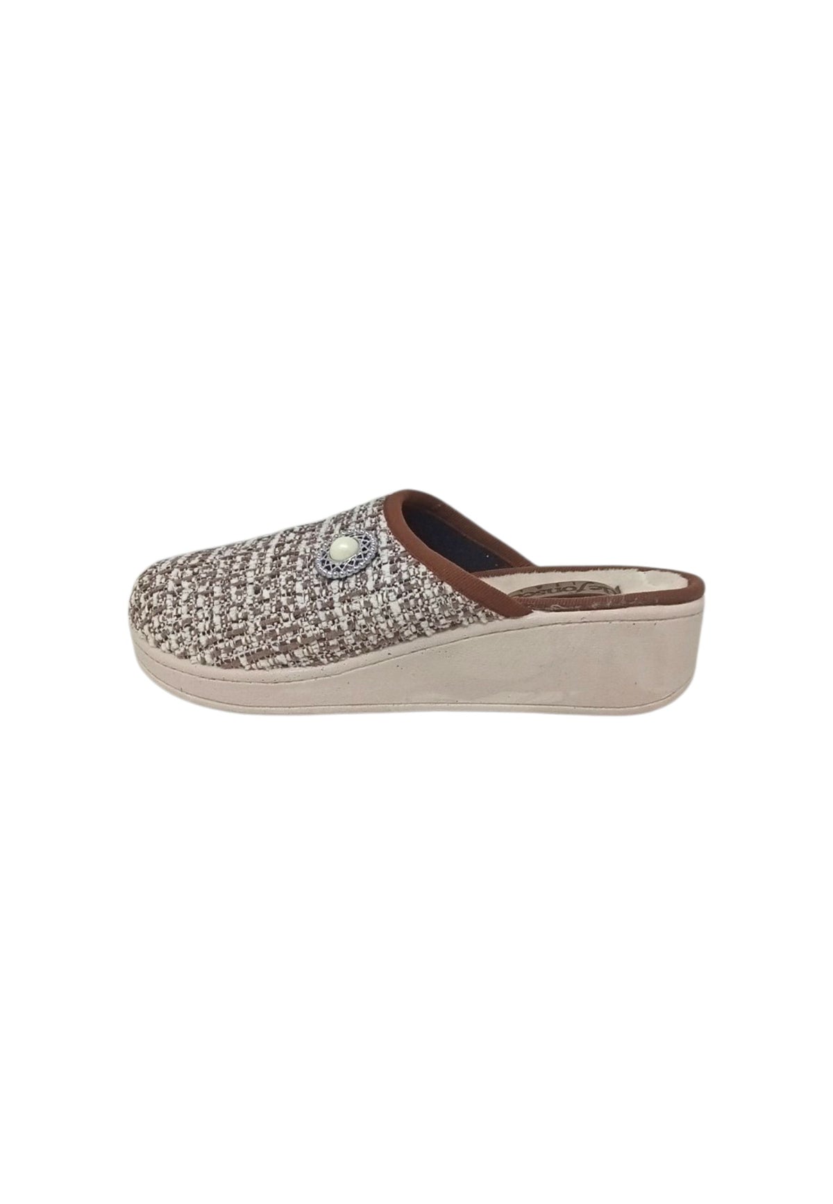 Pantofola De Fonseca Artemide WC07BX TORTORA Donna