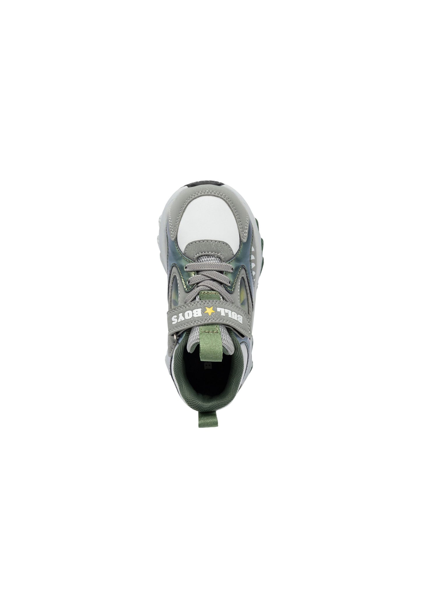 Sneakers luminose Bull Boys OCCHIOSAURO DNAL5288 GRIGIO/BIANCO Bambino