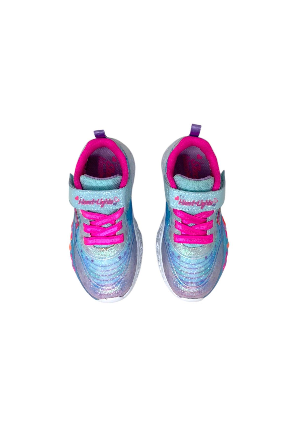 Sneakers SKECHERS S-lights - ETERNAL HEART LIGHTS 302696/LBMT bambina