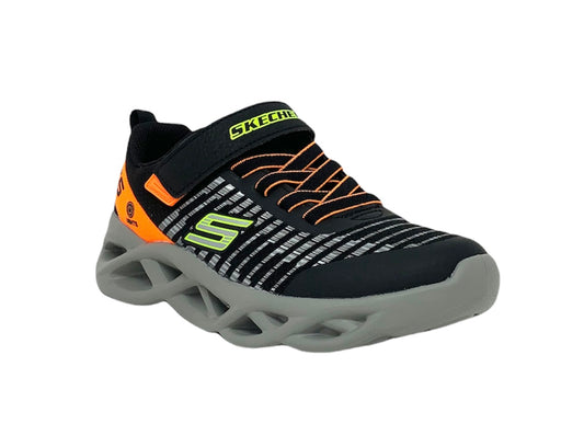 Scarpa da ginnastica con luci SKECHERS 401650L/BKOR bambino