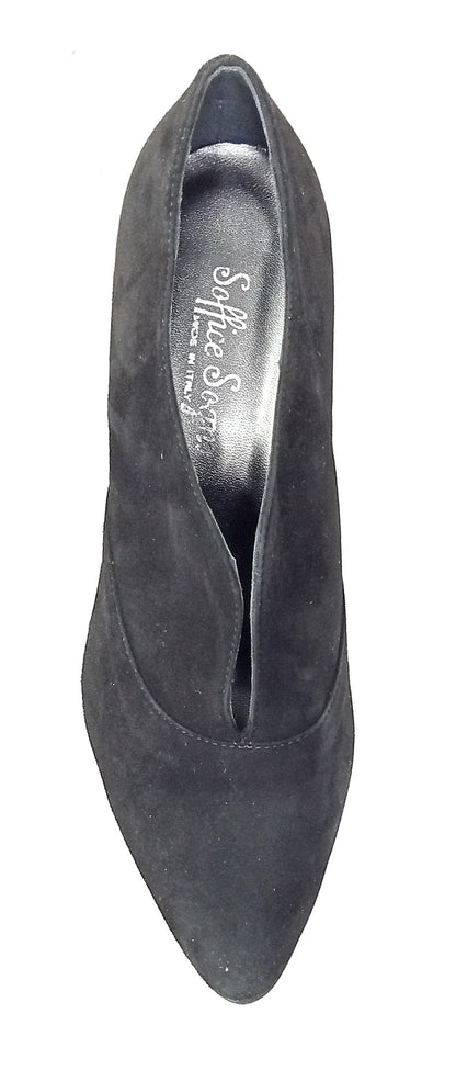 Scarpa comfort da passeggio SOFFICE SOGNO 21159 CAMOSCIO NERO donna