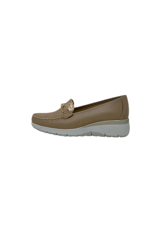 Mocassino linea comoda Stile Di Vita 9204 sabbia/rosa Donna
