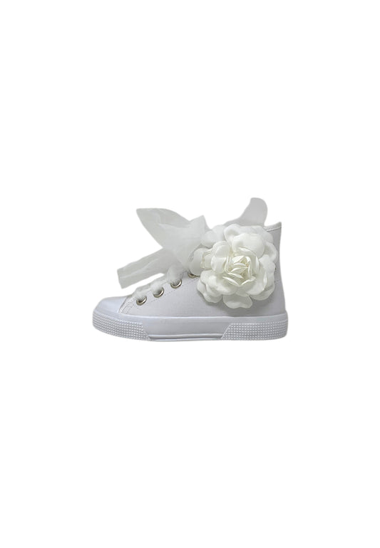 Sneaker DXO Vigevano C88R COTTON  BIANCO  bambina