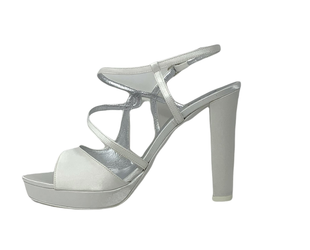 Sandalo col tacco JOEL A5280 RASO MORELLI LUX AVOIO002 SPOSA