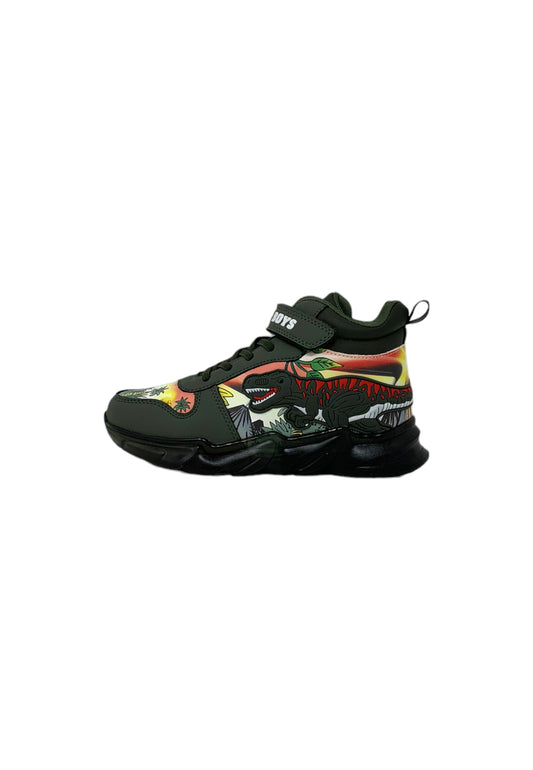 Sneakers BULL BOYS  DNAL3394 verde palude Bambino
