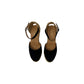 Sandali con zeppa  7D.345 ANTE negro Donna