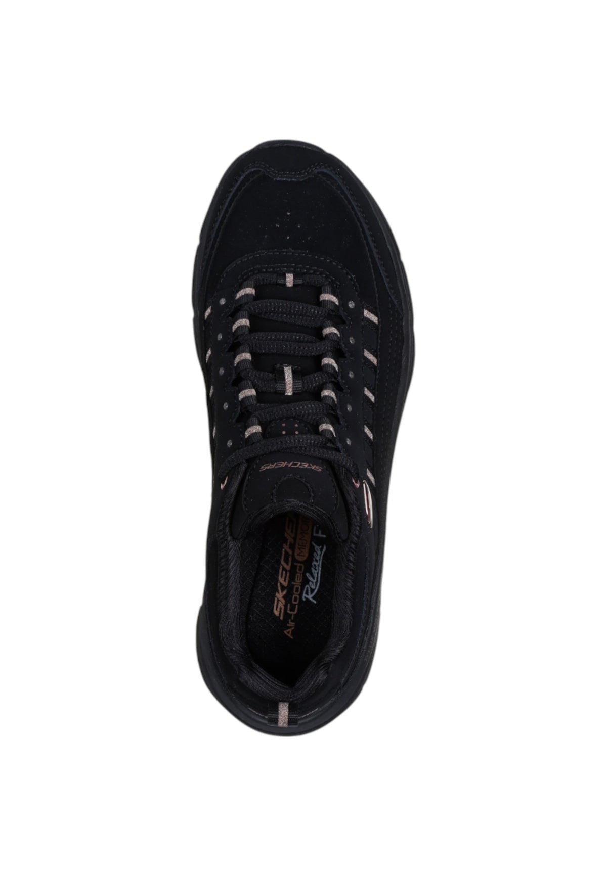 Sneaker Skechers D'Lux Walker 2.0 - Golden Step 150106/BKRG Donna