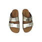 Ciabatta GRUNLAND HOLA CB0972-11 CHAMPAGNE ragazza/donna