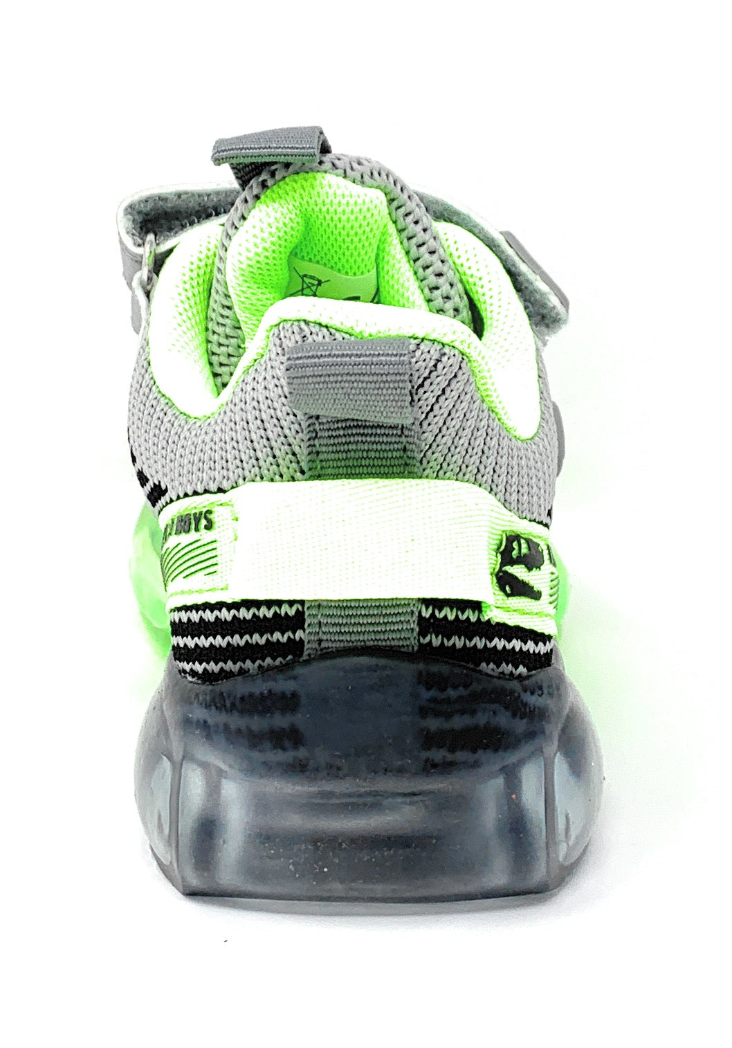 Sneakers da passeggio BULL BOYS BBAL2100 Grigio/verde Bambino