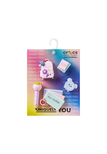Jibbitz charms 10016024 Girly back to school 5 pack