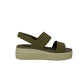 Sandalo da passeggio CROCS BROOKLYN 2066453-2YI KHAKI donna