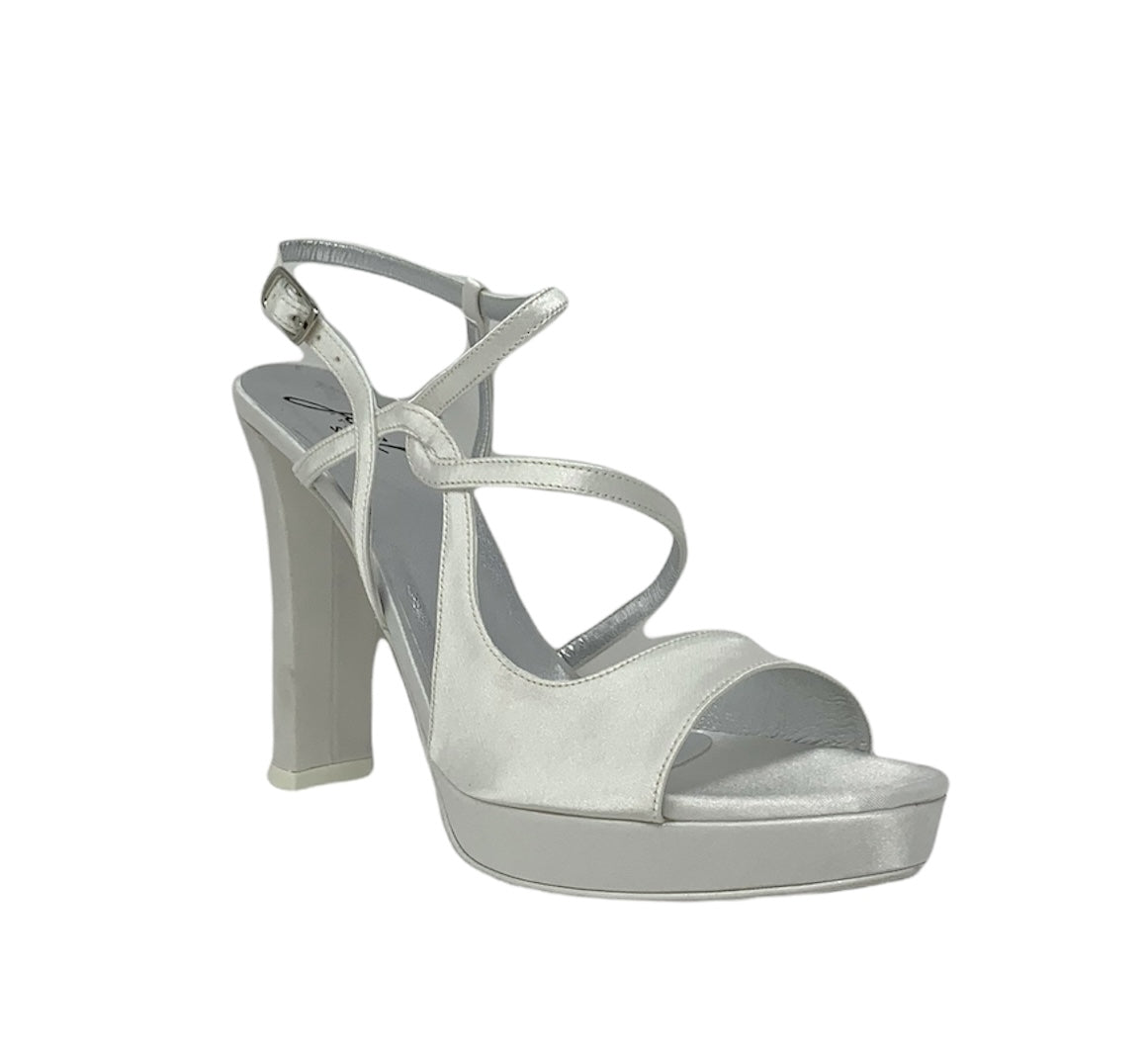 Sandalo col tacco JOEL A5280 RASO MORELLI LUX AVOIO002 SPOSA