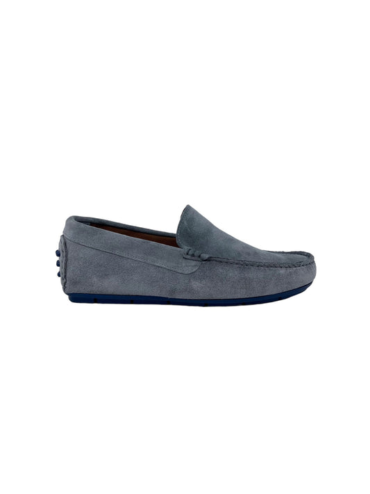 Mocassino BKS 100 PGRIGIO uomo in pelle scamosciata