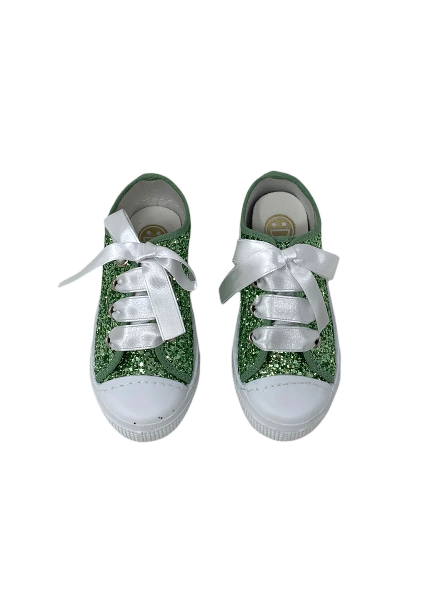 Sneaker DXO Vigevano C104 GLITTER SALVIA  bambina