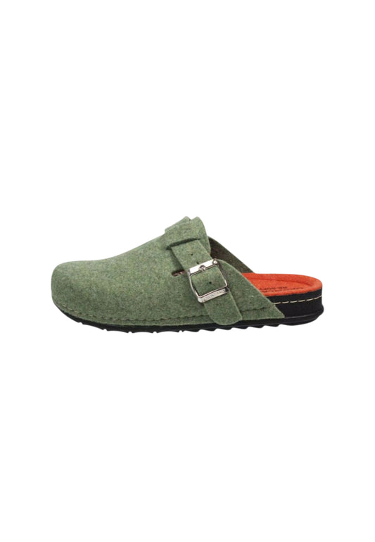 Pantofola GRUNLAND PILA CI2972-A6 VERDE/MANDARINO Donna