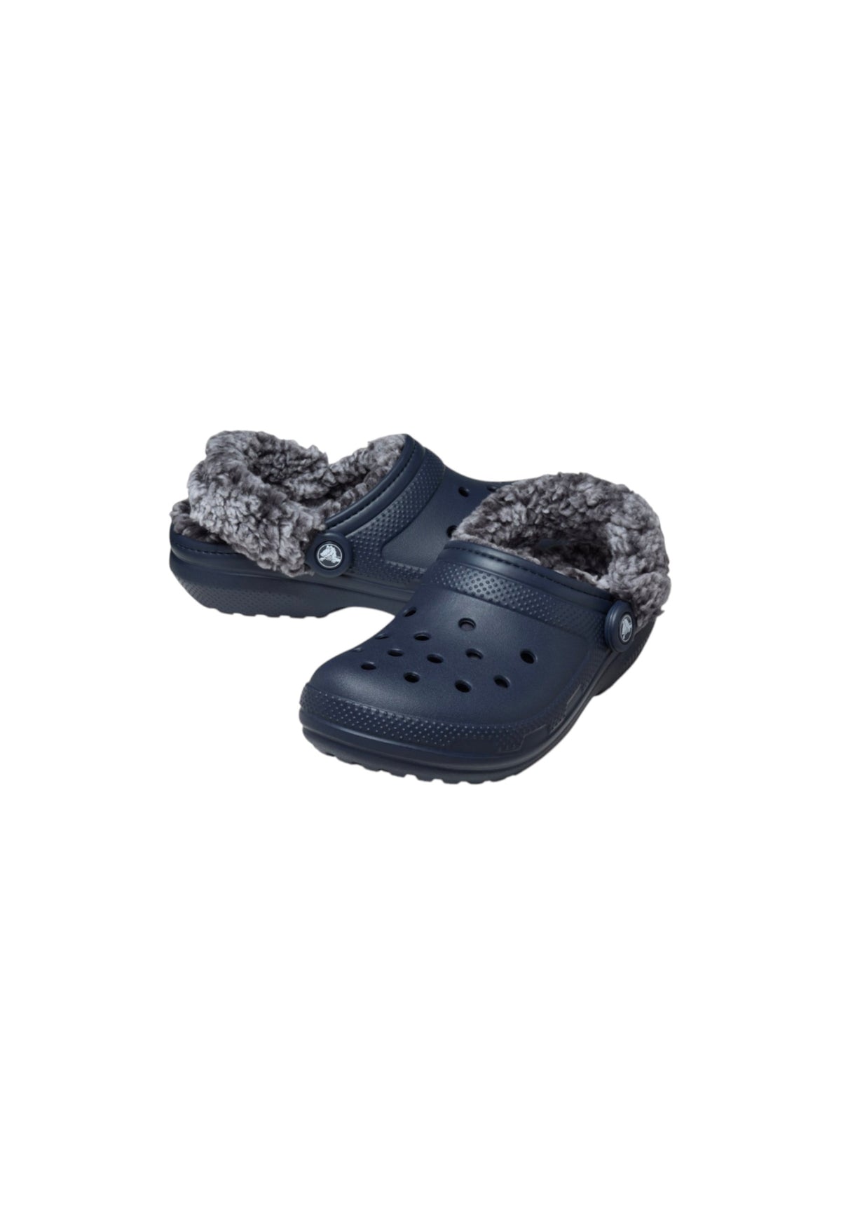 Classico Crocs tartaruga con pelliccia 211396-410 Navy Uomo