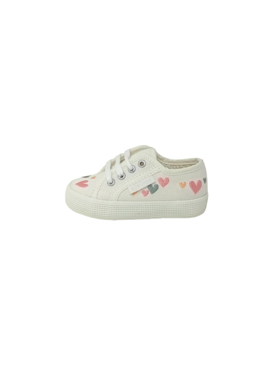 Sneaker SUPERGA 2750 Kids Easystyle Hearts S7126RW A5H Bambina