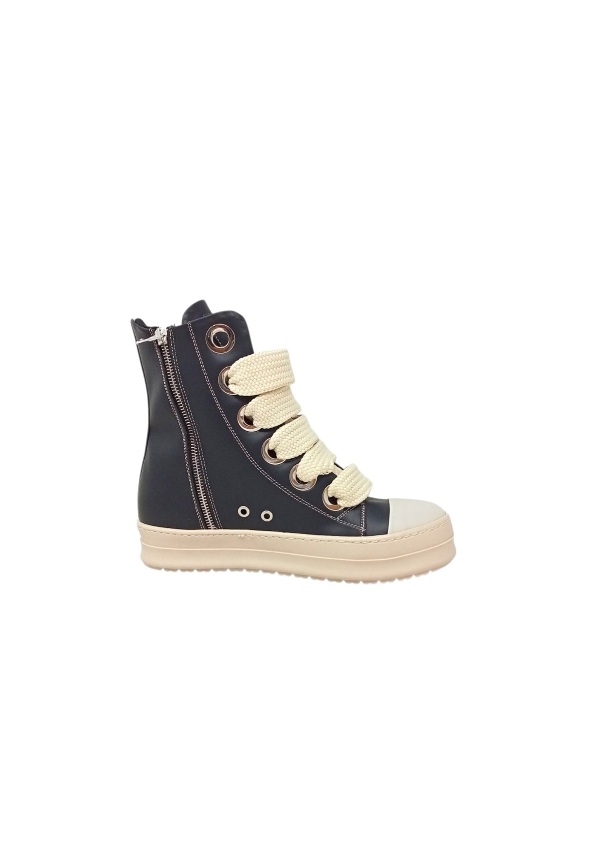 Sneakers F09 Miriam Occhiello corda nero/beige unisex