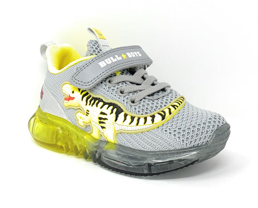 Sneakers da passeggio BULL BOYS BBAL2103 Grigio/giallo Bambino