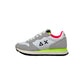 Sneakers SUN68 Ally solid nylon Z34201 0163 bianco/giallo fluo Donna