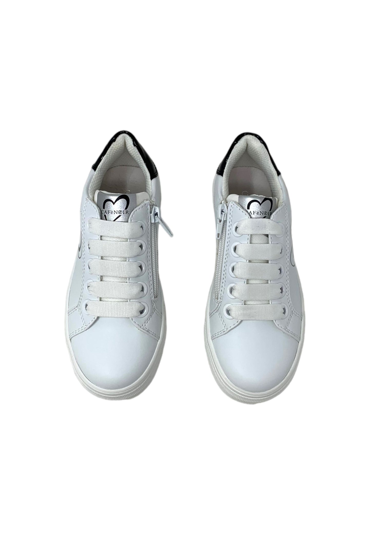 Sneakers CAFE' NOIR C-2601 white bambina/ragazza