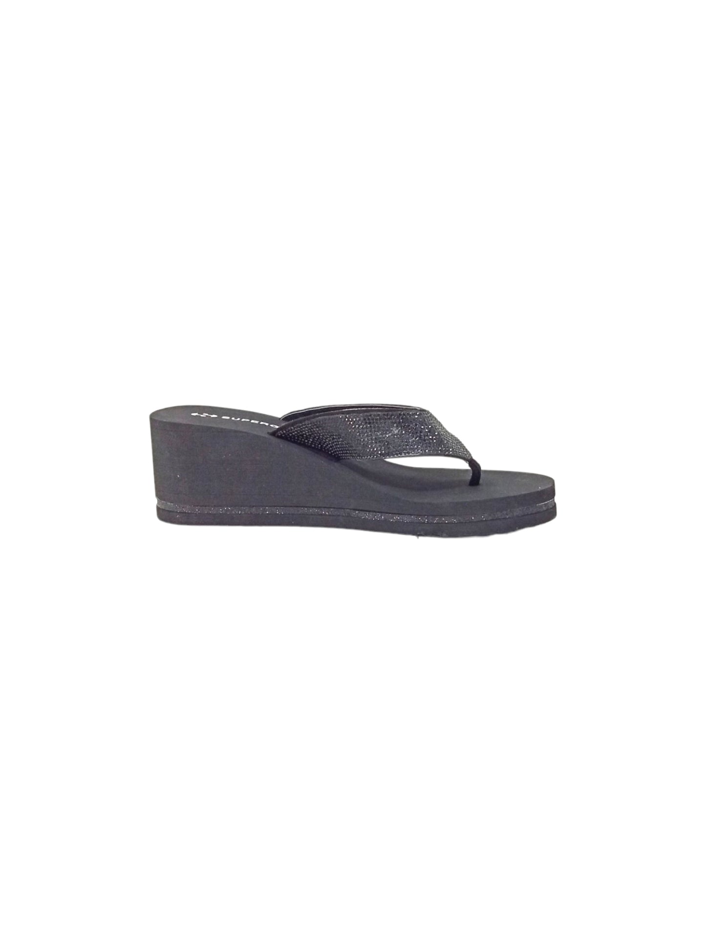 Ciabatta infradito SUPERGA S24T197 NERO  DONNA