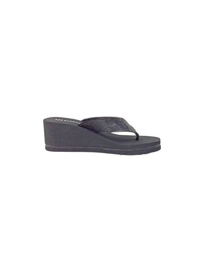 Ciabatta infradito SUPERGA S24T197 NERO  DONNA