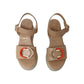 Sandalo con zeppa FASCINO DONNA 19205-E3 BEIGE donna