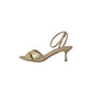 Italia Leone Sandali con tacco F01 LIZ PLATINO Donna