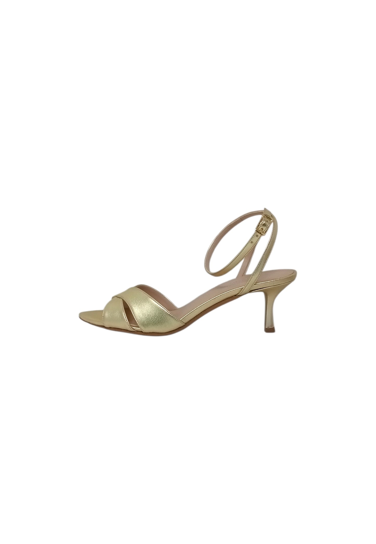 Italia Leone Sandali con tacco F01 LIZ PLATINO Donna