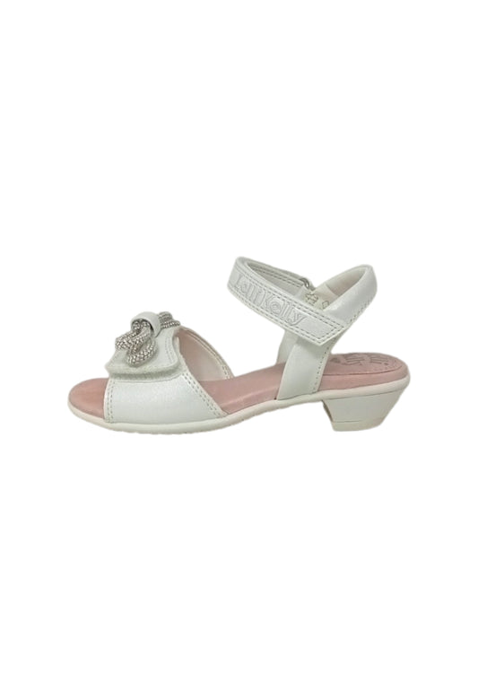 Sandali con tacco Lelli Kelly MARIELE LKCT4228 BIANCO bambina
