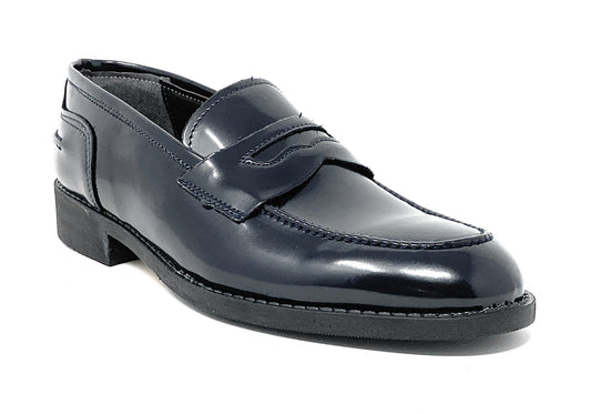 Mocassino BKS 0744 BLU uomo