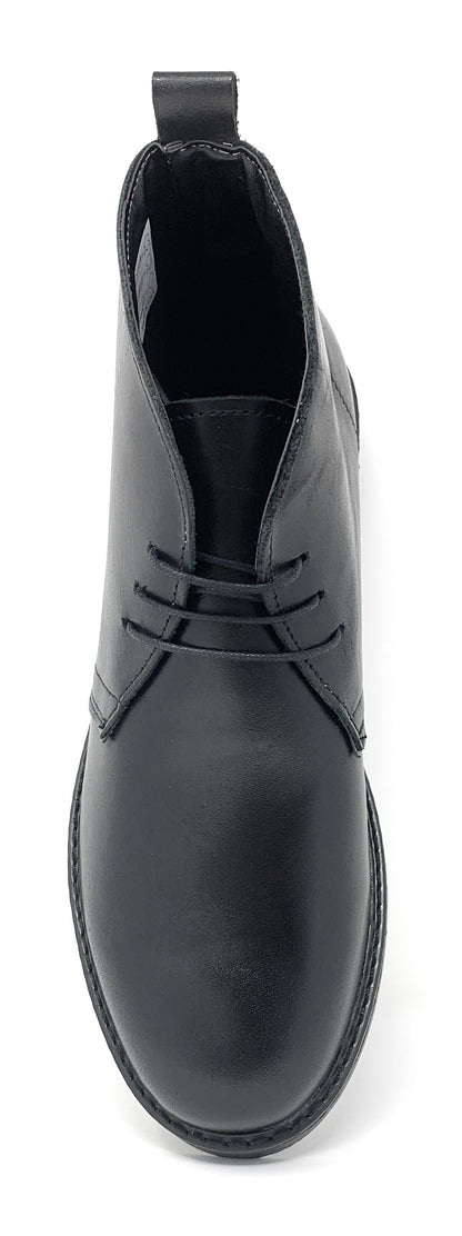 Scarpa modello polacchina BKS 1312 PELLE NERA uomo