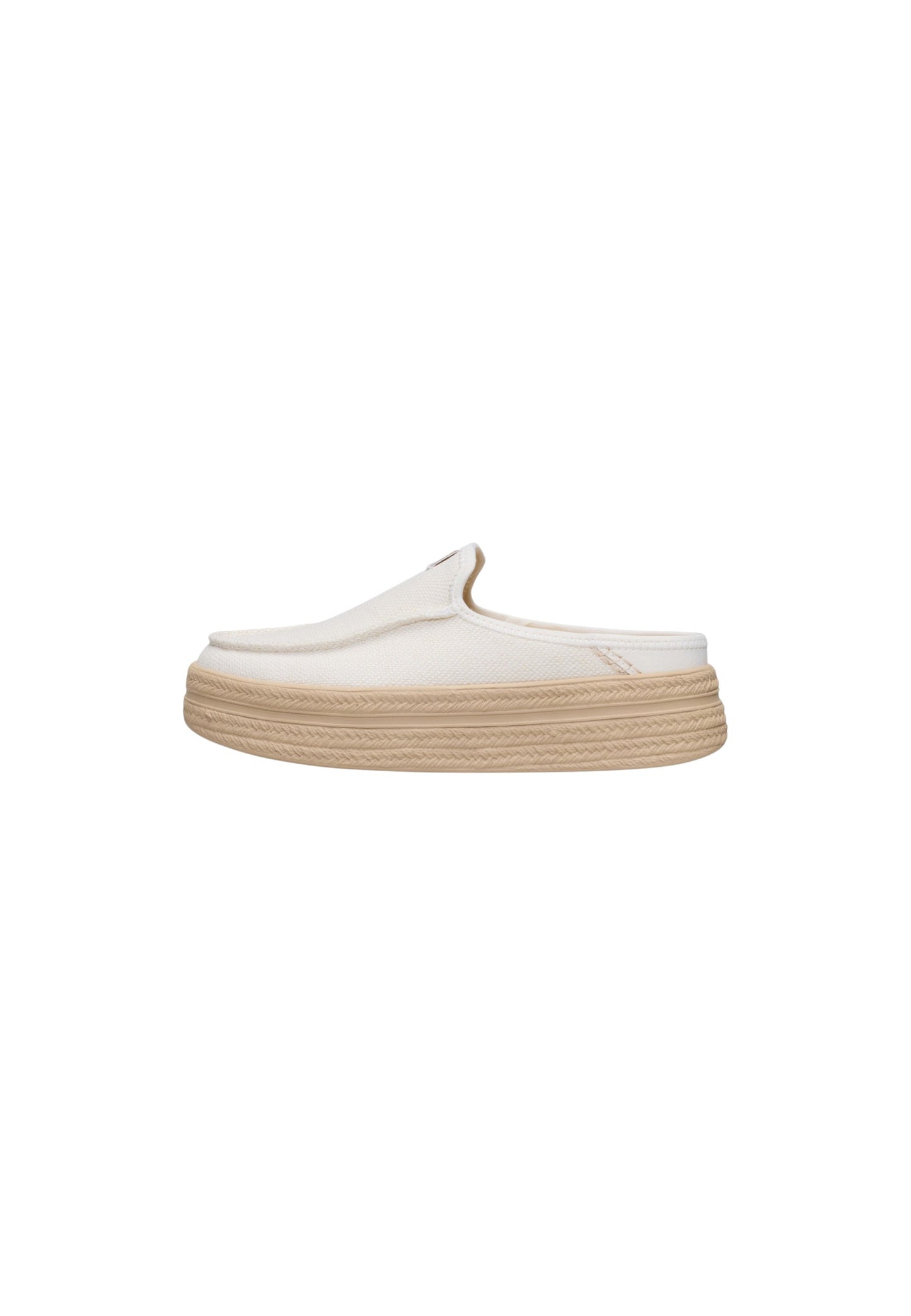 Sabot HEYDUDE Austin lift espadrille woven 45228-0LA Egret Donna