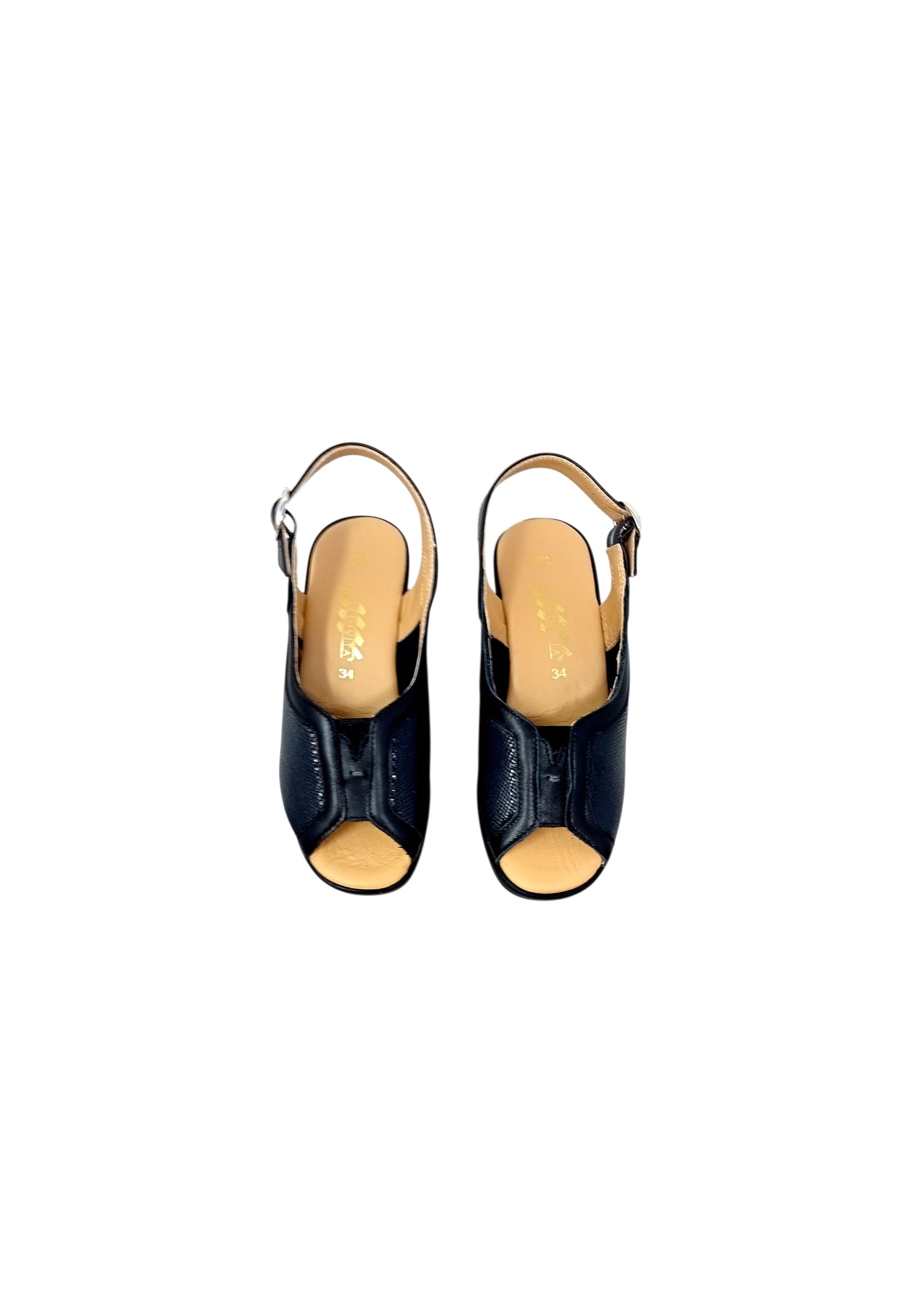 Sandali linea comoda Stile Di Vita 25L015-SDV NERO Donna
