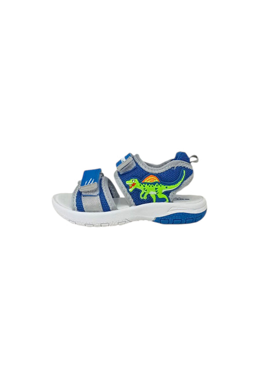 Sandali con luci BullBoys SPINOSAURO DNCL5040 ROYAL/GRIGIO Bambino