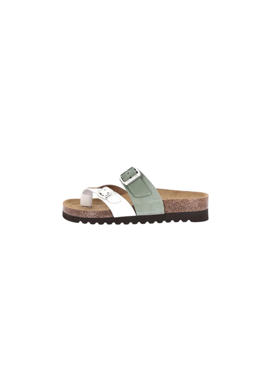 Ciabatta infradito GRUNLAND HOLA CC0078-M7 BEIGE-MULTI ragazza/donna